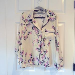Zara pajama style blouse